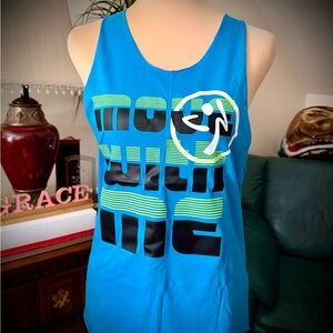 Zumba Fitness Blue Tank Top